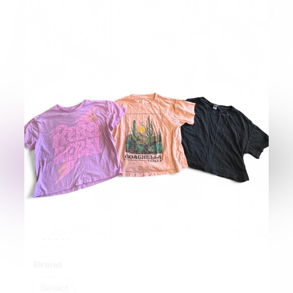 Kids Graphic T-Shirts - Purple, Orange, and Black
